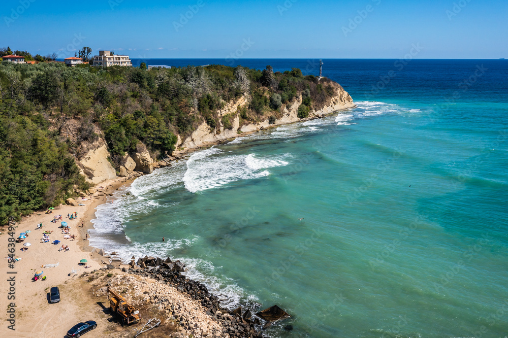 Poster Shore in Byala town on the Black Sea coast, Bulgaria