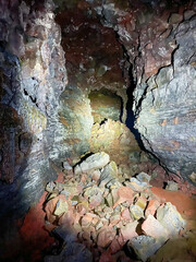 Lava tunnel cave