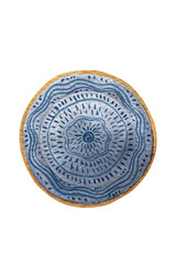 Watercolor ceramic plate isolated png file. Hand drawn plate isolated on transparent background. 