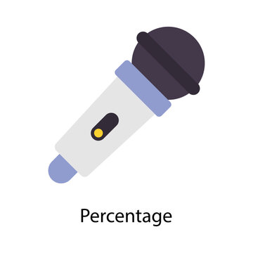 Percentage vector Flat  Icons. Simple stock illustration