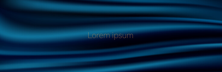 modern abstract blue background. vector illustration. luxury blue fabric. Product presentation. vector illustration