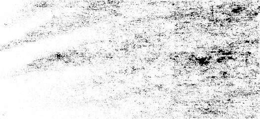 Monochrome texture composed of irregular graphic elements. Distressed uneven grunge background. Abstract vector illustration. Overlay for interesting effect and depth. Isolated on white background.