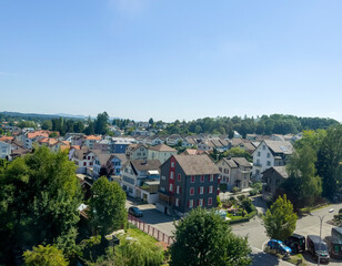 Fototapeta na wymiar A beautiful village in the state of Bavaria.