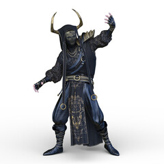 鉄の仮面をつけた戦士