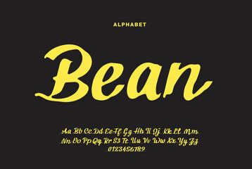 Naklejka na ściany i meble font alphabet Abstract Fashion. Typography urban fonts for logo, brand