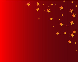 Star written calligraphic brush  star composition on colors background