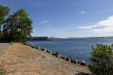 Elliot Bay in Seattle, USA.