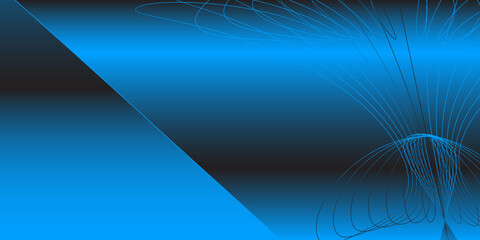 Modern blue Abstract background. Modern minimalistic vector abstract template for business background design. 3D chrom effect.