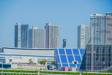 東京都江東区の街並み