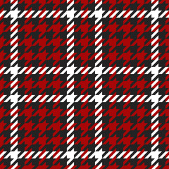 Goose foot. Houndstooth tartan tweed