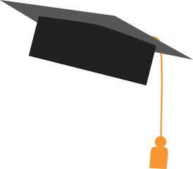 Graduation hat vector