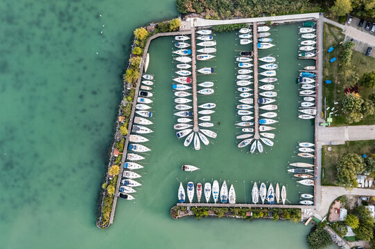 Yacht Harbour In Balatonalmadi