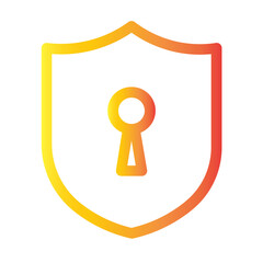 Lock Padlock Protection Safety Secure Security Shield Icon