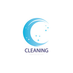Clean icon logo template free vector