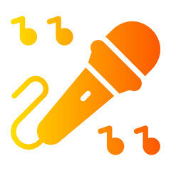 sing gradient icon