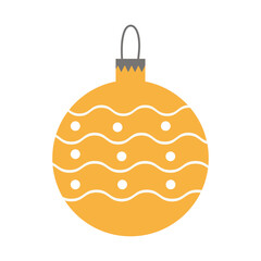 Ball with pattern in form of Christmas toy