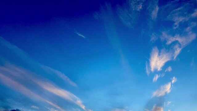 札幌の11月中旬の空の動き　タイムラプス
