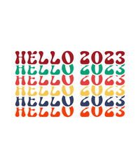 new year svg cut file