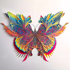 paper cut butterfly