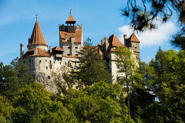 Bran castle known as Dracula's castle, Brasov, Romania