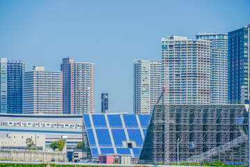 東京都江東区の街並み