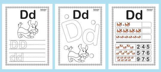 Printable Alphabet Coloring Pages for Kids













