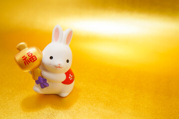 うさぎ年のお正月素材（卯年年賀状）