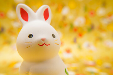 うさぎ年のお正月素材（卯年年賀状）