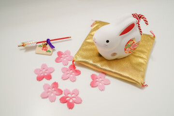 うさぎ年のお正月素材（2023年新年）