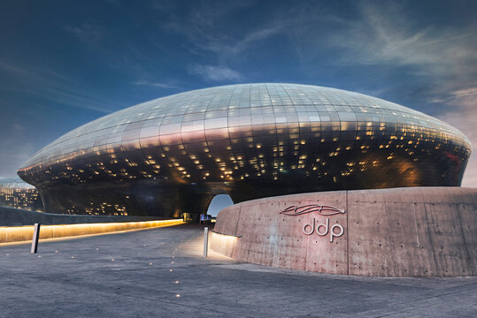 Nightview of Dongdaemun Design Plaza, Seoul