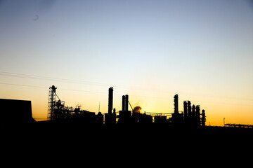 sunset in the industry