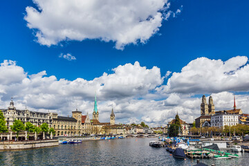 Obraz premium view of Zurich, Swiss.