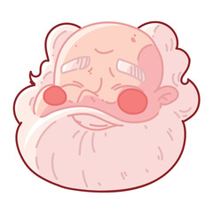 santa face christmas