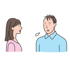 薄毛を気にして会話に集中できない男性
