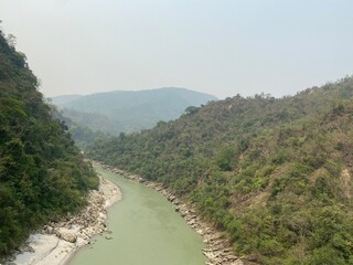 Fototapeta na wymiar Teesta river