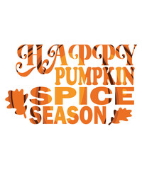 Fototapeta na wymiar Happy pumpkin spice season
