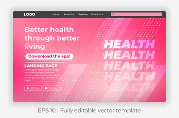 Minimal vibrant gradient background for website designs, Digital website landing page design concept, Applicable for landing pages, covers, brochures, flyers, presentations, banner