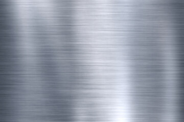 stainless steel background with reflection
