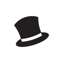 magician hat vector icon illustration symbol	