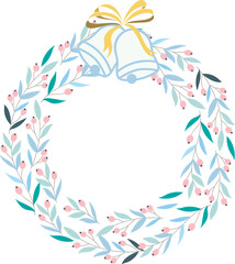 Fototapeta na wymiar Christmas element for decorating new year and season greeting 