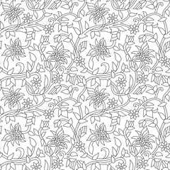 paisley  flower    Design pattern on background