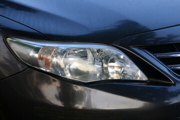 A small fragment of a car body.