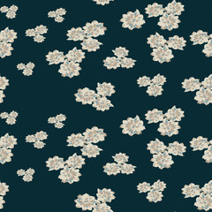 paisley  flower    Design pattern on background