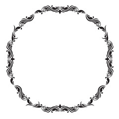 イラスト素材: レトロ、アンティーク、ビンテージのフレーム。ゴージャスな飾り罫オーナメント