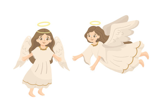 Angel Illustration Christmas Angel Christmas Nativity Story Elements