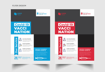 Medical Flyer Flyer Layout template design.