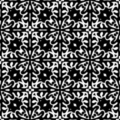 black and white seamless background, seamless pattern