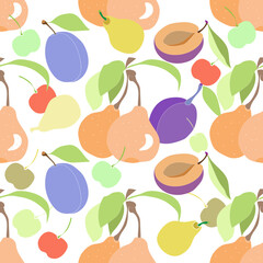 Fruit set.Vector.Food design.