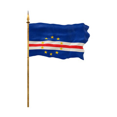 Background for designers. National Day. National flag  of Cape Verde