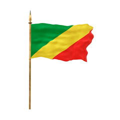 Background for designers. National Day. National flag  of Congo brazzaville